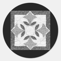 Lotus Blossom Quilt Sticker!