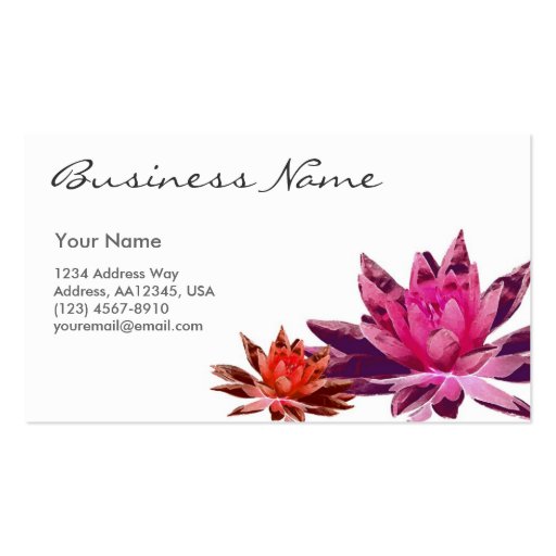Lotus Business Card (front side)