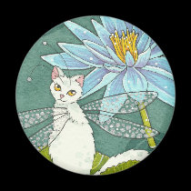 Lotus catterfly magnet