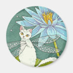 Lotus catterfly magnet