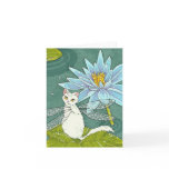 Lotus catterfly note card