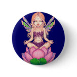 "Lotus Fairy" Button