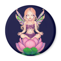 "Lotus Fairy" Magnet