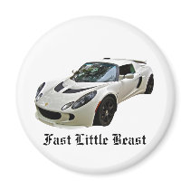 Lotus Fast Little Beast Fridge Magnet