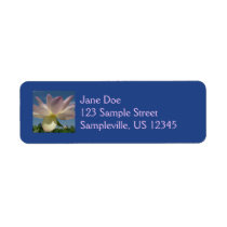 Lotus Flower and Blue Sky Return Address Label