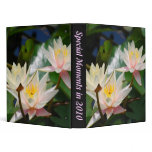 Lotus flower and meaning 3 ring binder