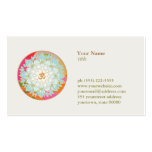 Lotus Flower and OM Symbol Business Card