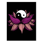 Lotus Flower and Yin Yang Post Cards