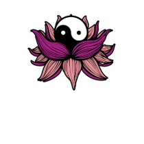 Lotus Flower and Yin Yang t-shirts