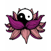 Lotus Flower and Yin Yang t-shirts