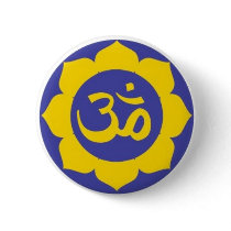lotus flower - aum meditation buttons