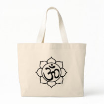 Lotus Flower Aum Symbol bags