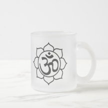 Lotus Flower Aum Symbol Coffee Mug