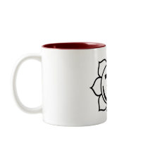 Lotus Flower Aum Symbol Coffee Mug