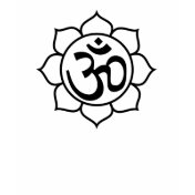 Lotus Flower Aum Symbol