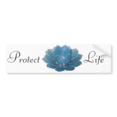 Lotus Flower Bumper Stickers by Bethb4