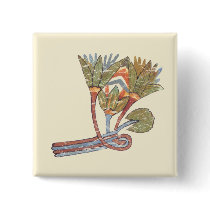 Lotus Flower Pinback Button