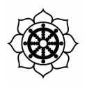 Lotus Flower Dharma Wheel by BuddhaGifts