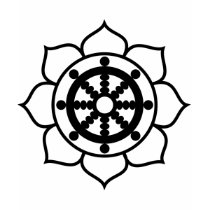 Lotus Flower Dharma Wheel t-shirts by BuddhaGifts Lotus Flower Dharma Wheel t-shirts
