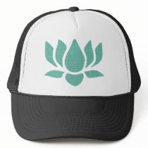 lotus flower trucker hats