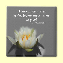 Lotus Flower Inspirational Quote Magnet magnets