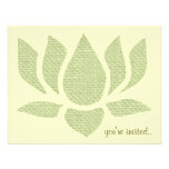 lotus flower invitation