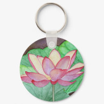 Lotus Flower Keychain