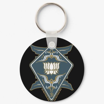 Lotus Flower Logo Key Chains by BuddhaGifts