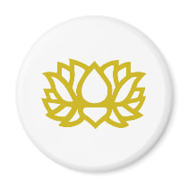 Lotus flower magnets by Parama Lotus flower magnets