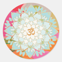 Lotus Flower Mandala Sticker