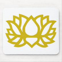 Lotus flower mouse mats
