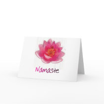 Lotus Flower "Namaste" Yoga Gifts cards