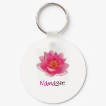 Lotus Flower "Namaste" Yoga Gifts keychains