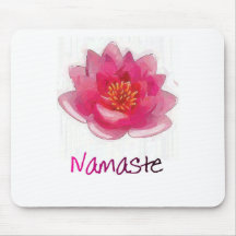 Lotus Flower "Namaste" Yoga Gifts Mouse Pads