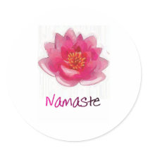Lotus Flower "Namaste" Yoga Gifts Sticker