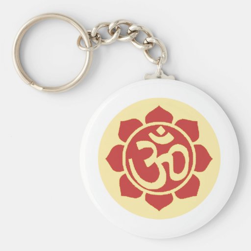 lotus flower ohm key chains