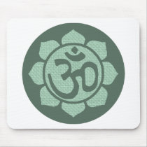 lotus flower ohm mousepads