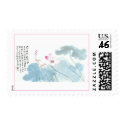 Lotus Flower Painting postage by ChinesePaintings Lotus Flower Painting postage