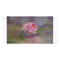 Lotus Flower Reflections Photo Cards photo cards