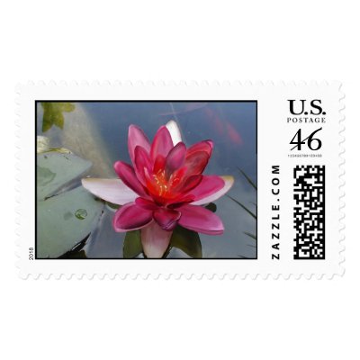 lotus flower stamp