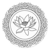 Lotus Flower Stickers