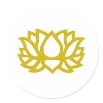 Lotus flower sticker