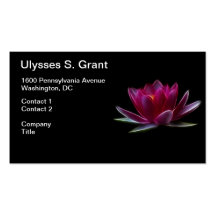 Lotus Flower Water Plant Business Card Template