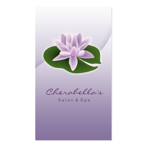 Lotus Flower Yoga / Salon / Spa Business Card