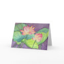 Lotus Flowers Greeting Card