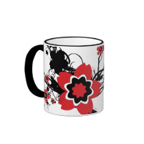 Lotus Flowers Illustration mugs