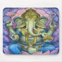 Lotus Ganesha Mousepad