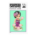 Lotus Girl stamp