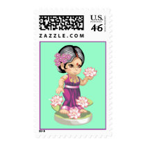 Lotus Girl stamps