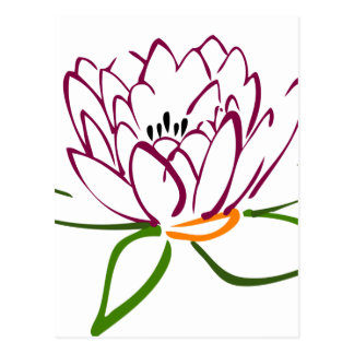 The Heart Lotus Postcards | Zazzle